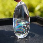 シバリンガム水晶　マニカラン産　レインボー入り　極上