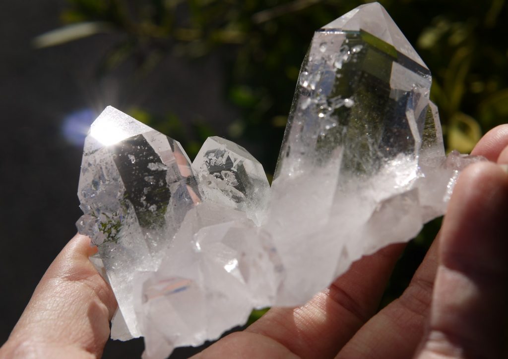 アーカンソー州産水晶クラスター176g　極上
