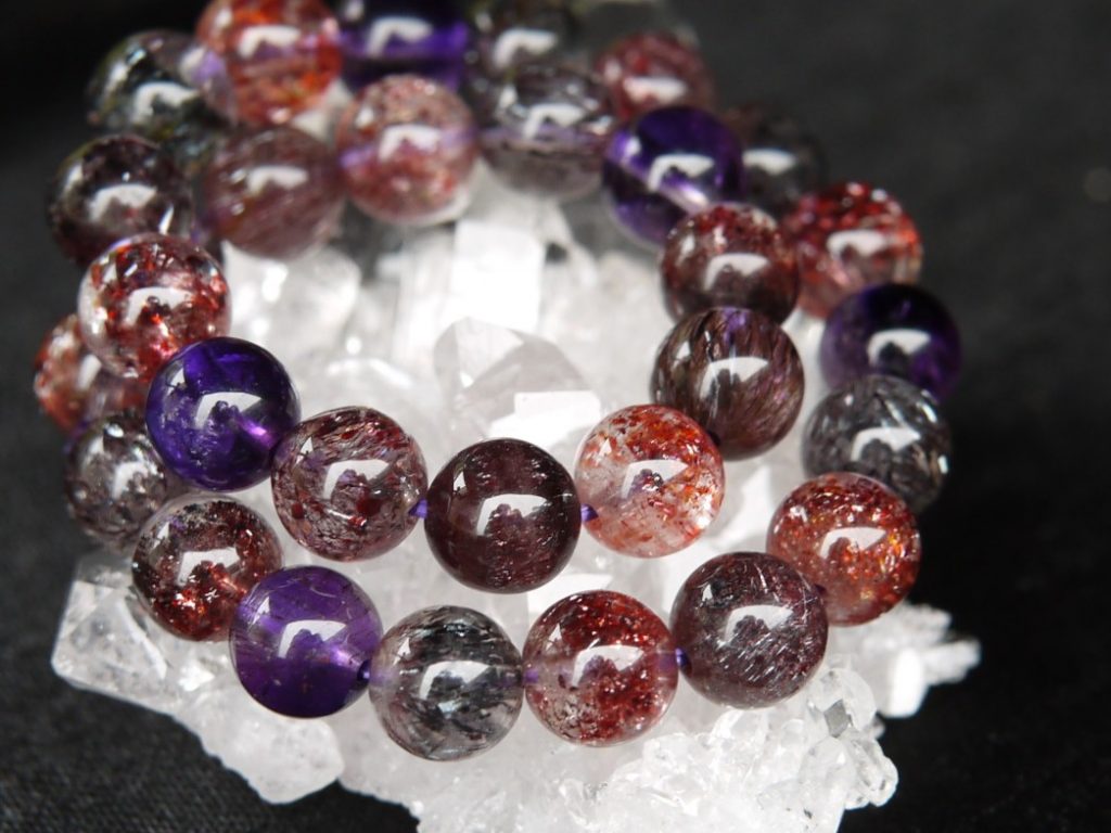 スーパーセブンブレスレット　6mm　極上　ブラジル産