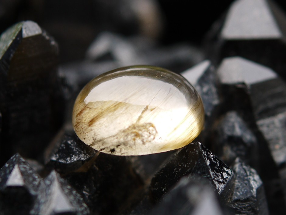 ザギマウンテンクォーツ　カボションルース　4.5g