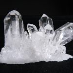 水晶クラスター　ブラジル・コリント産　48g　レインボー入り