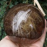 ルチルクオーツ　大玉80mm　719g 希少